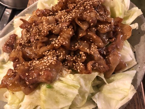 最強定番おかず！！【甘辛豚バラキャベツ】